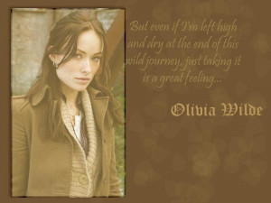 House MD Fans Olivia Wilde Quote