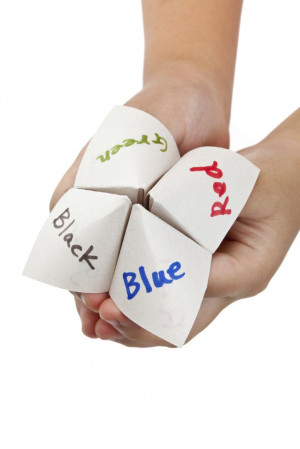 Paper Fortune Tellers Our fortunes were things like 