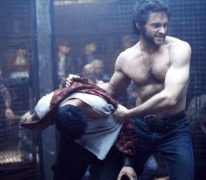 Here's Abe Lincoln as the cage-fighting Wolverine: