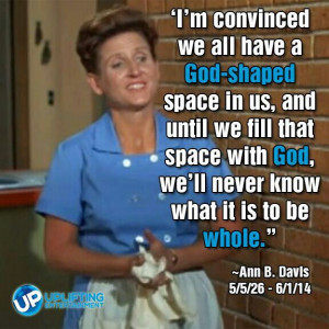 Most people don't know Ann B. Davis of The Brady Bunch left show ...