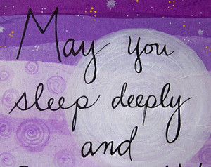 Original Painting : May You Sleep Deeply and Peacefully (Size 8x10)