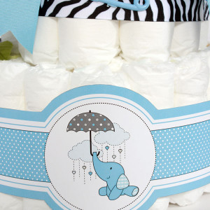 42284 elephant baby blue diaper cake desc Baby Diapers Quotes