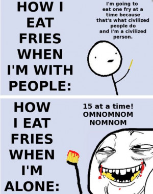 funny french fries quotes