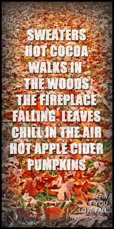 Fall Season Quotes