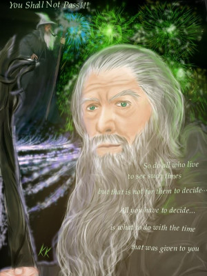 Gandalf good ol Gandalf by RobbieDGrimm