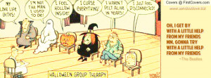 Halloween Group Therapy Funny Hilarious, david muecke, www.sendoutlove ...