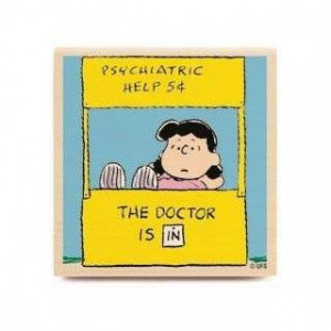 Lucy Peanuts Psychiatric Booth