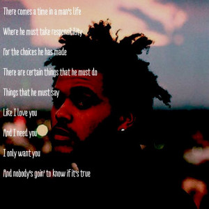 The Weeknd The Morning Quotes Valerie -the weeknd