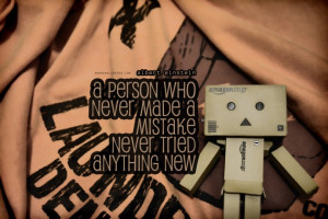 Danbo quotes about life lessons and mistakes – Danbo HD Wallpaper