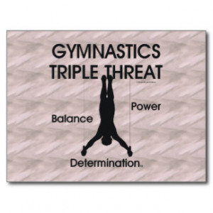 TOP Gymnastics Triple Threat (Men's) Postcard