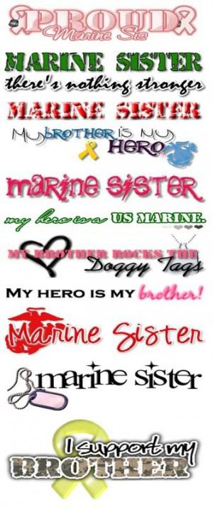 All Graphics » marine sister