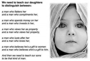 Teach our daughters... and sons!