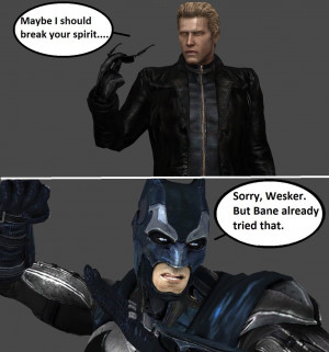 Injustice Clash: Wesker vs Batman by Jared789