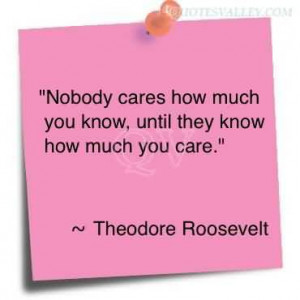 Nobody Cares How Much You Know