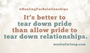 ... to get alone and meditate on healing Scriptures and encouraging words