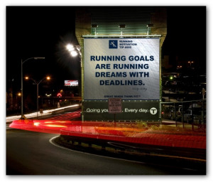 Running goals are running dreams with deadlines.