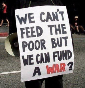 feed the poor...