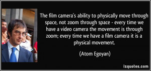 camera's ability to physically move through space, not zoom through ...