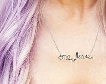 One Love Necklace - Bob Marley Lyri cs Jewelry ...