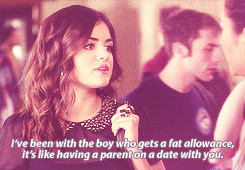... mine pll aria montgomery mygif Lucy Hale she was perf in this episode