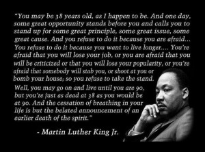 Amazing MLK quote…