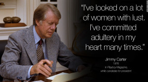 President Carter works in his study on November 7, 1977.