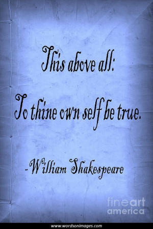 Famous quotes by william shakespeare