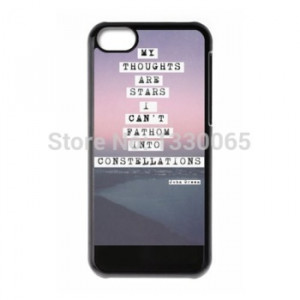 Gorgeous John Green Stars Quotes Case For iPhone 5S 5 Special Design