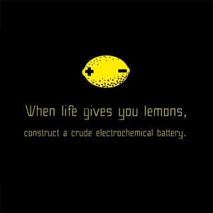 When life gives you lemons….