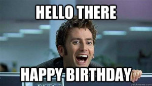 doctor who happy birthday meme