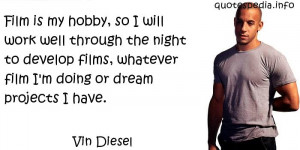 Famous quotes reflections aphorisms - Quotes About Work - Film is my ...