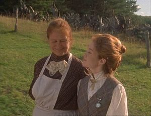she can be with marilla and not far from her marilla dies sometime ...