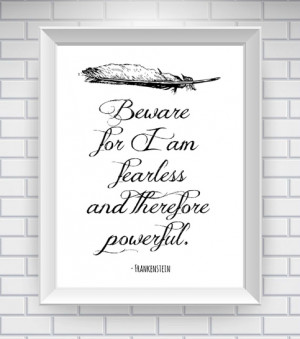 frankenstein quote print white $ 15 00 frankenstein1white added to ...