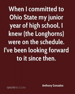 When I committed to Ohio State my junior year of high school, I knew ...