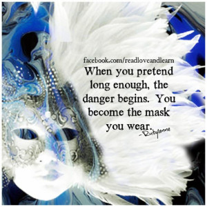 Don't wear a mask... when you want it off and it has adhered to your ...