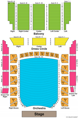 At the Lyric Seating Chart Modell Performing Arts Center