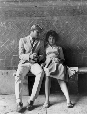 Still of Troy Donahue and Suzanne Pleshette in Rome Adventure (1962)