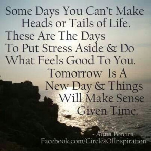 Tomorrow is a new day...