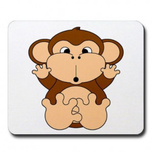 Pin Cute Cartoon Monkey...