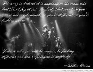 Kellin Quinn Quote