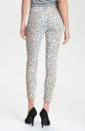 Joe's 'High Water' Skinny Crop Jeans (Leopard Print Wash) available at ...