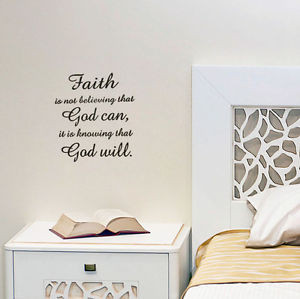... -Believeing-God-Can-Religious-Quote-Decor-Removable-Wall-Decal-Mural