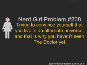 nerd girl problems