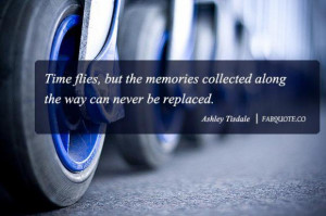 Ashley tisdale time flies quote