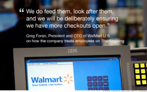 WalMart says Thanksgiving Day deals are 'absolutely appropriate'