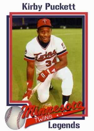 Kirby Puckett Minnesota Twins baseball card