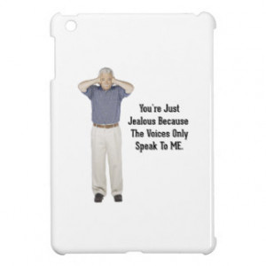 The Voices - Funny Sayings Quotes iPad Mini Cases