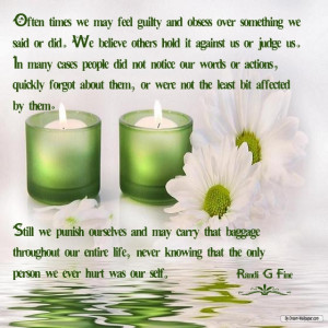 Guilt Feelings Picture Quote