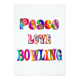 Bowling Sayings Cards & More