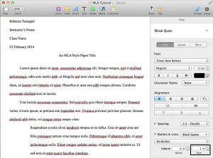 Set the Text Indent under the Bullets & Lists drop-down menu to 1 in.